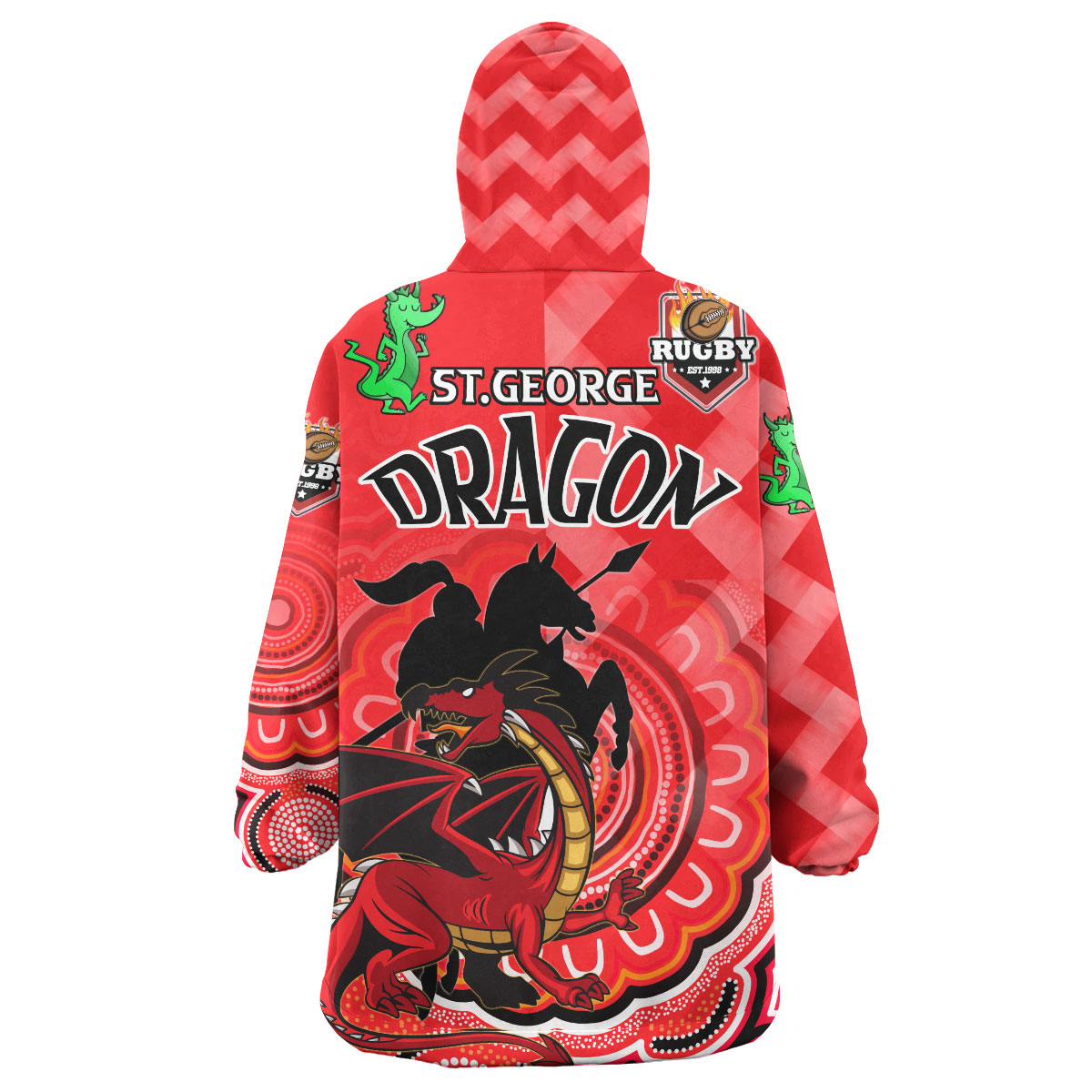 st-george-rugby-snug-hoodie-custom-the-saints-proud-inspired-true-dragon-aboriginal-patterns-oodie-blanket