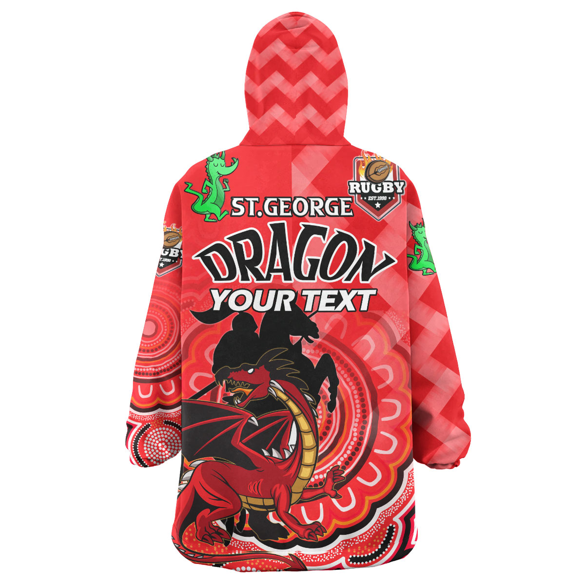 st-george-rugby-snug-hoodie-custom-the-saints-proud-inspired-true-dragon-aboriginal-patterns-oodie-blanket
