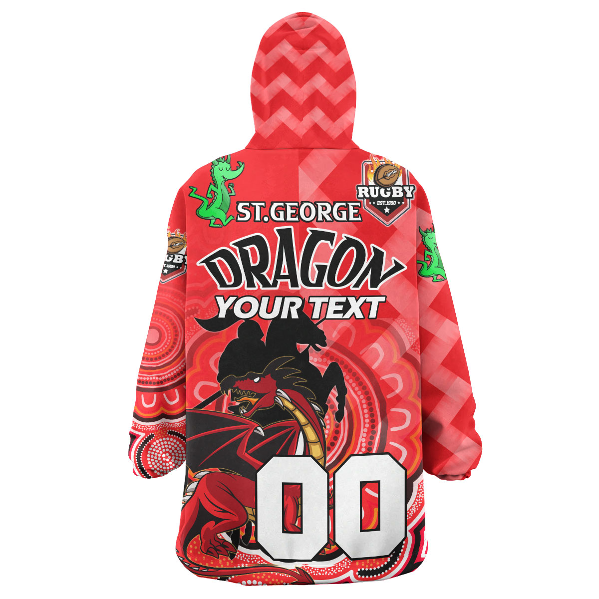 st-george-rugby-snug-hoodie-custom-the-saints-proud-inspired-true-dragon-aboriginal-patterns-oodie-blanket