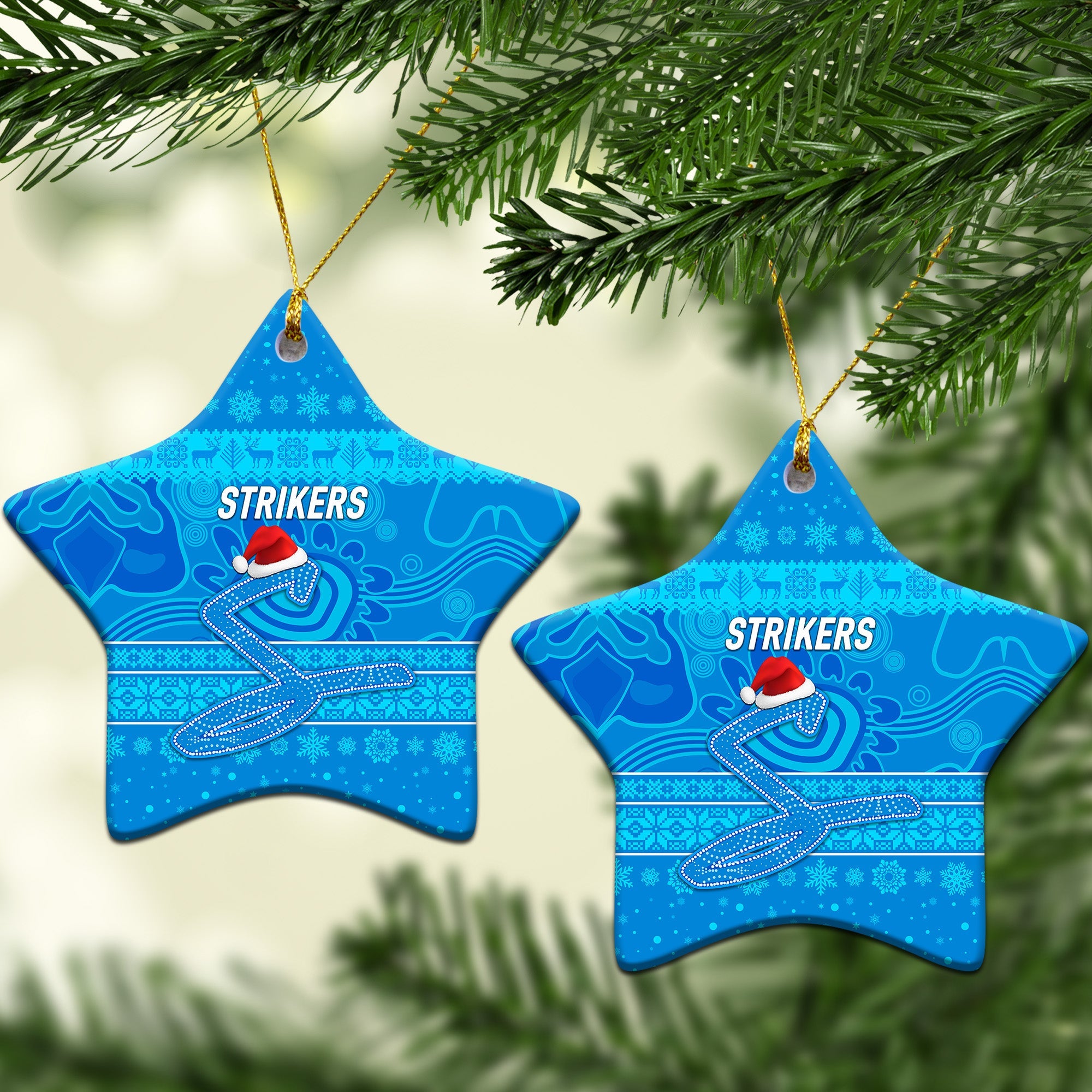 adelaide-strikers-christmas-ornament-simple-style