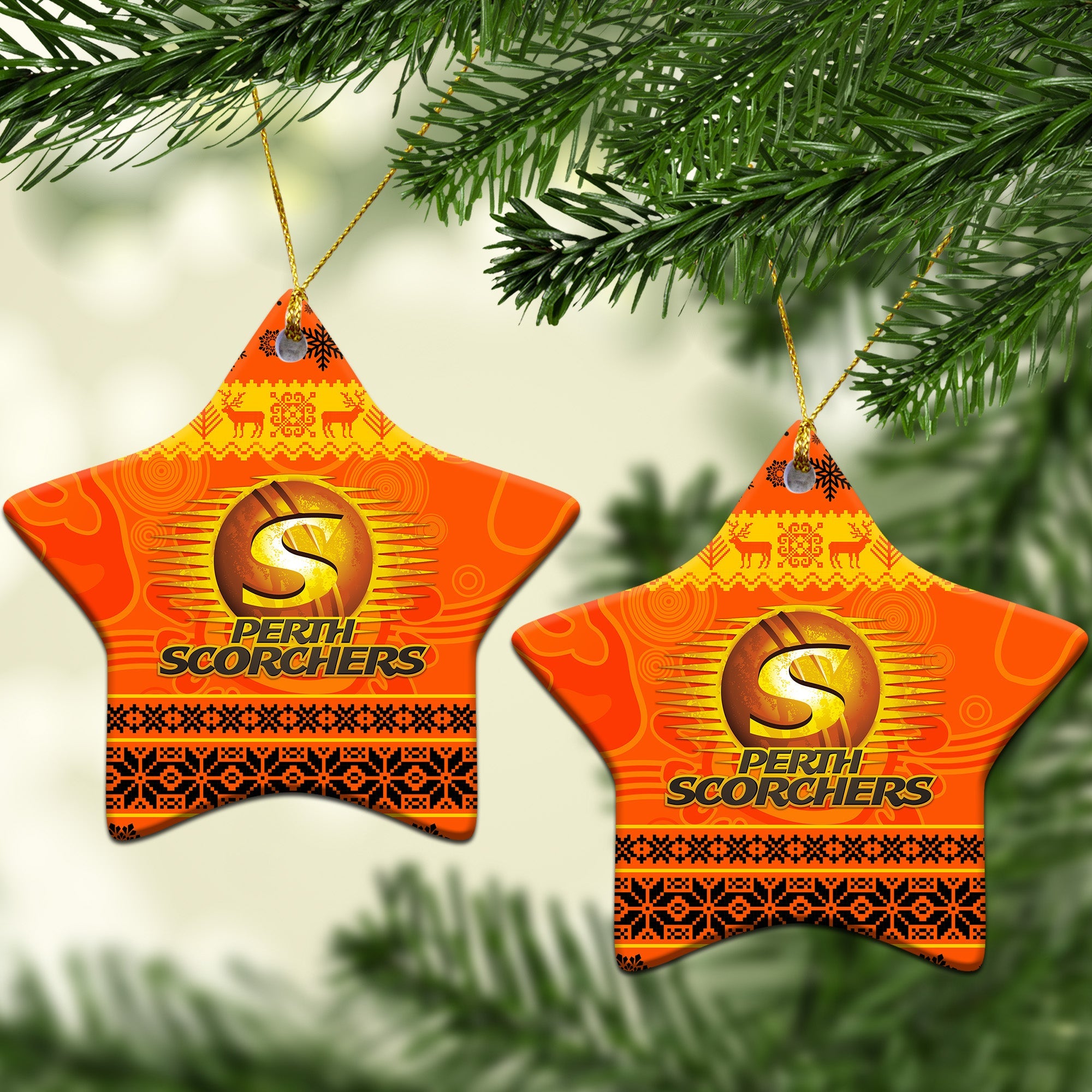 perth-scorchers-christmas-ornament-simple-style