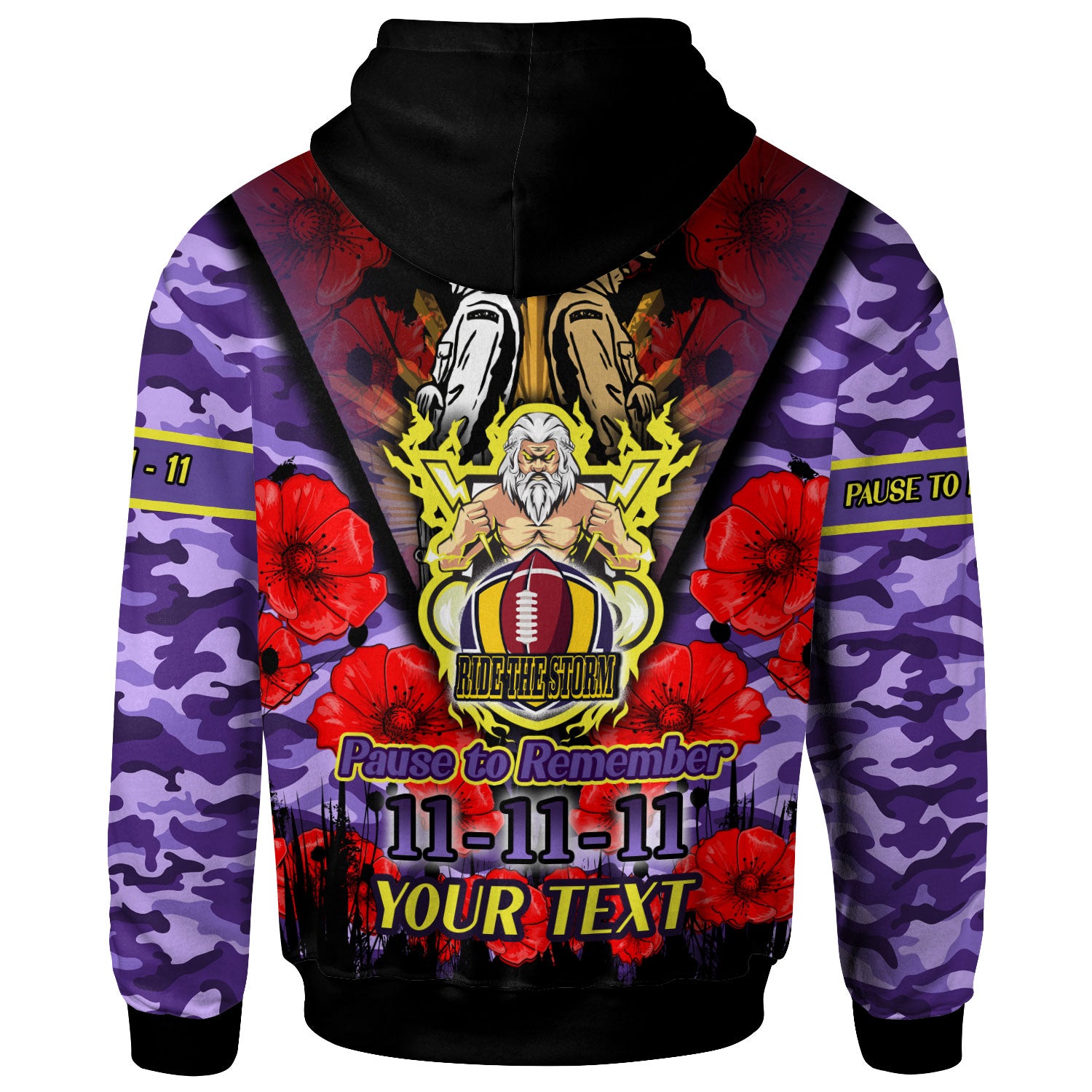 storm-rugby-hoodie-custom-remembrance-day-pause-to-remember-hoodie