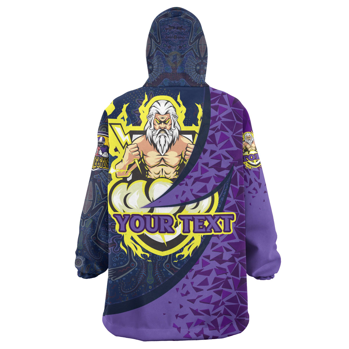 storm-rugby-snug-hoodie-custom-rugby-ball-ride-the-storm-aboriginal-patterns-oodie-blanket