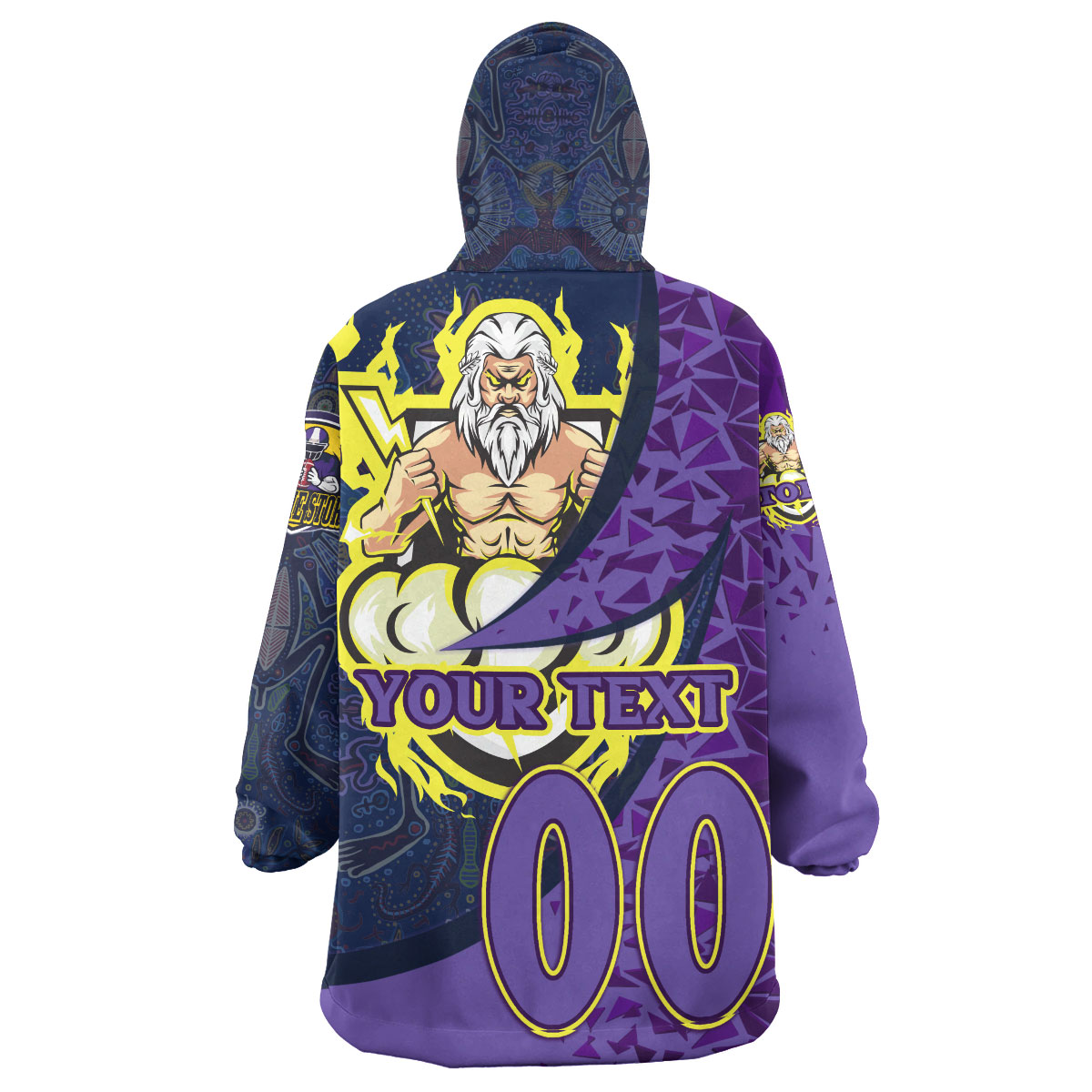 storm-rugby-snug-hoodie-custom-rugby-ball-ride-the-storm-aboriginal-patterns-oodie-blanket