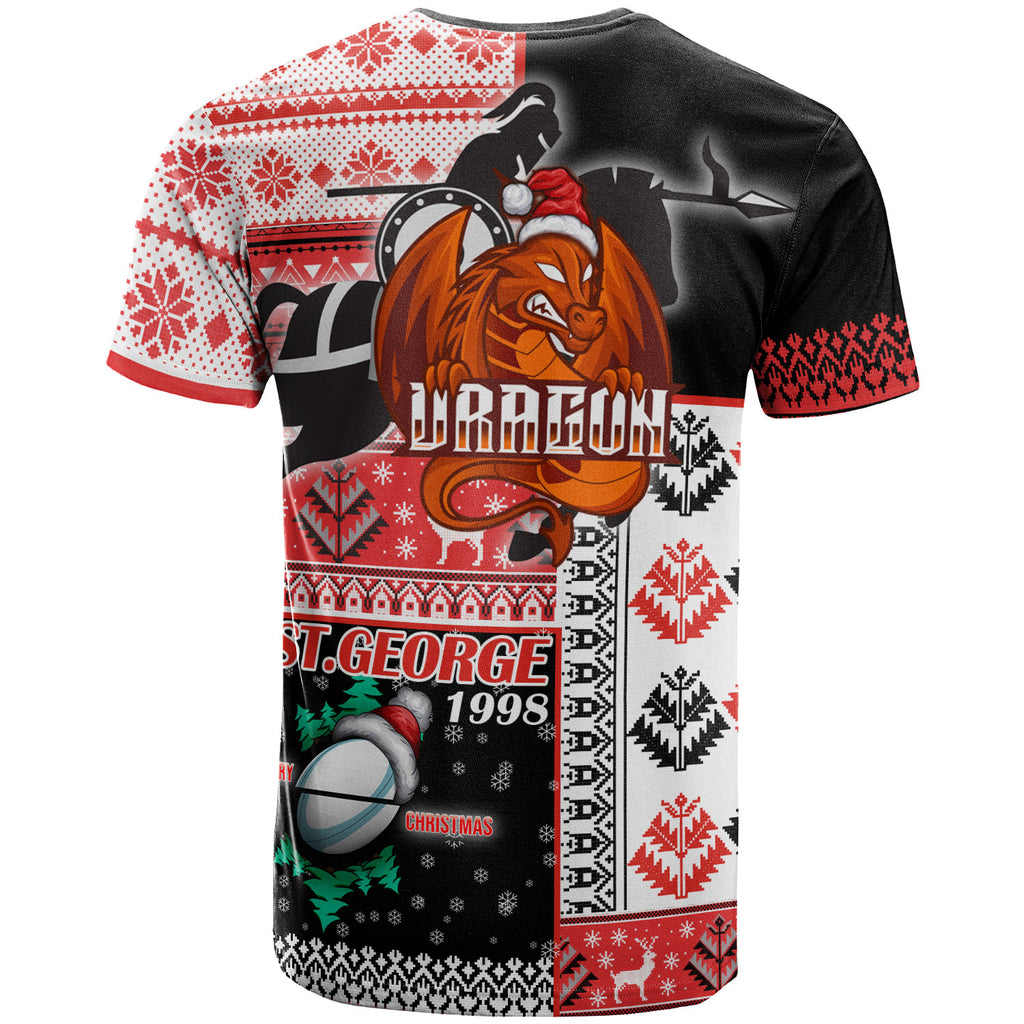 stgeorge-rugby-t-shirt-custom-christmas-snowflakes-dragon-mascot-t-shirt