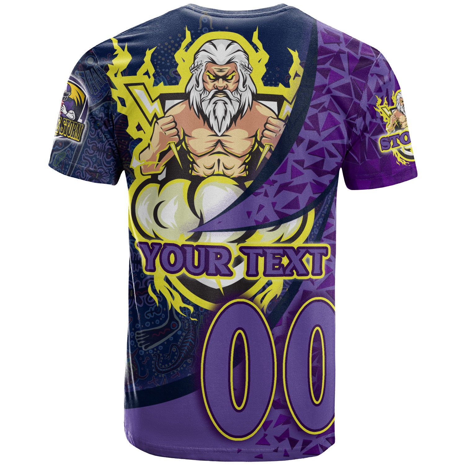storm-rugby-t-shirt-custom-rugby-ball-ride-the-storm-aboriginal-patterns-t-shirt