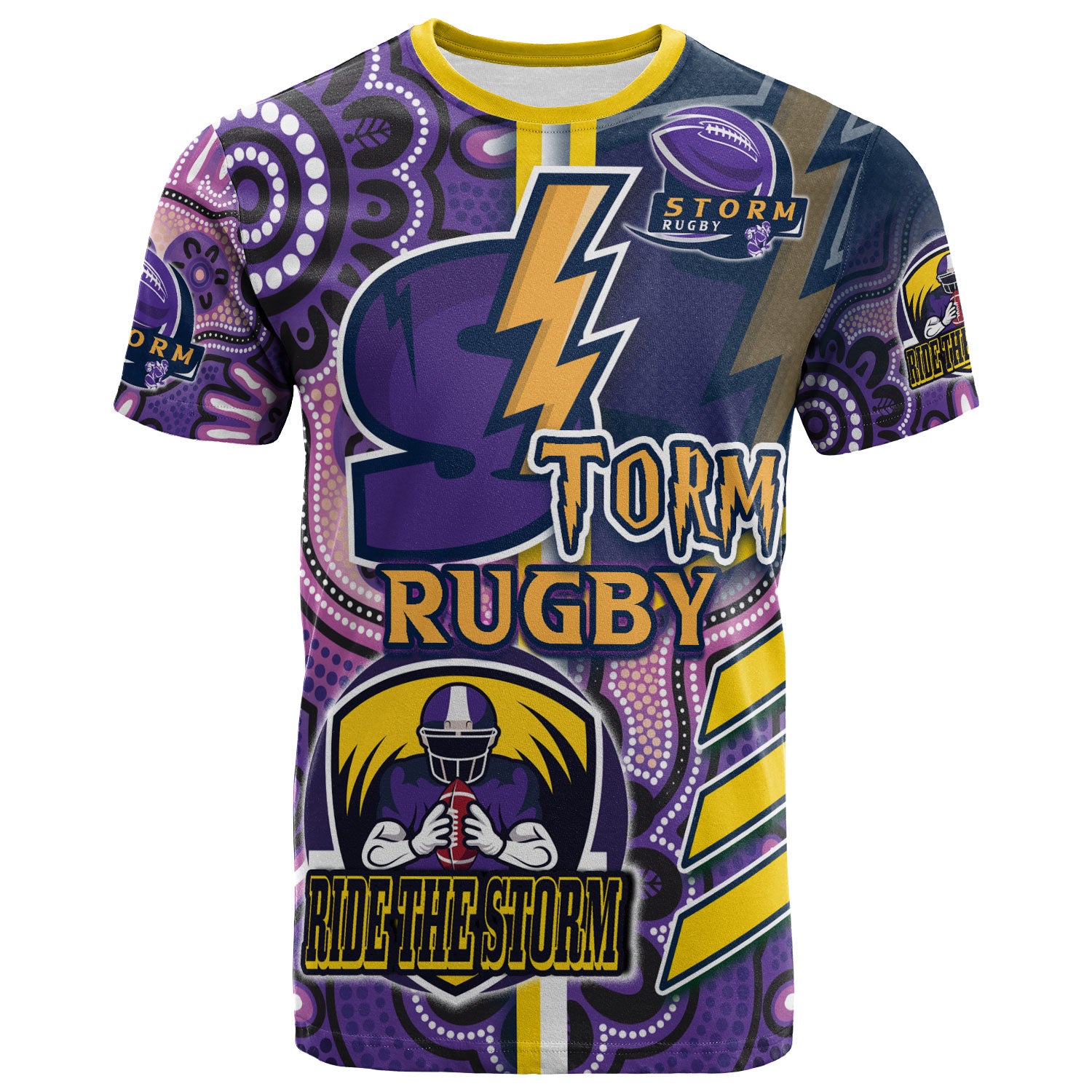 storm-rugby-t-shirt-custom-storm-rugby-ball-aboriginal-indigenous-sport-style-t-shirt
