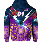 (Custom Personalised) Melbourne Storm ANZAC 2022 Hoodie/ Zip Hoodie Indigenous Vibes LT8