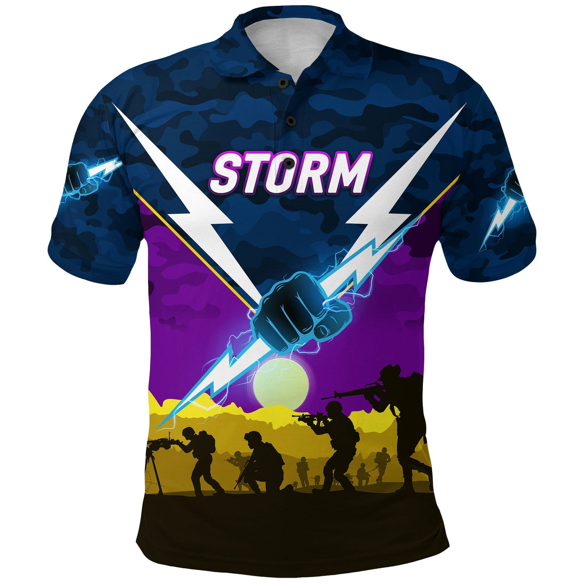 custom-personalised-storm-anzac-polo-shirt-simple-style
