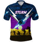 custom-personalised-melbourne-storm-anzac-2022-polo-shirt-simple-style