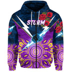 Melbourne Storm ANZAC 2022 Hoodie/ Zip Hoodie Indigenous Vibes LT8