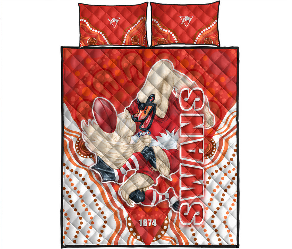 sydney-swans-aboriginal-style-quilt-bed-set