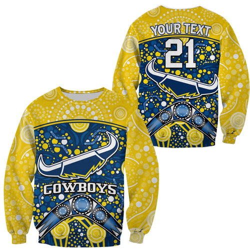 custom-personalised-cowboys-rugby-sweater-boomerang-indigenous-dots