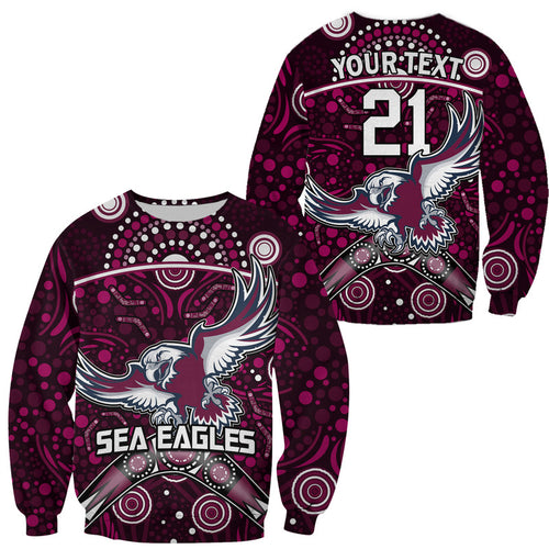 custom-personalised-sea-eagles-rugby-sweater-boomerang-indigenous-dots