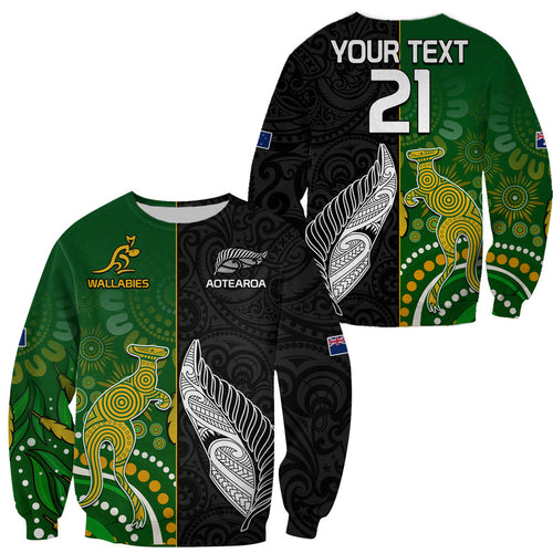 custom-personalised-aotearoa-rugby-all-black-combine-australia-wallabies-sweater-aboriginal-kangaroo-and-maori-fern