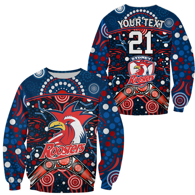 custom-personalised-roosters-rugby-sweater-boomerang-indigenous-dots