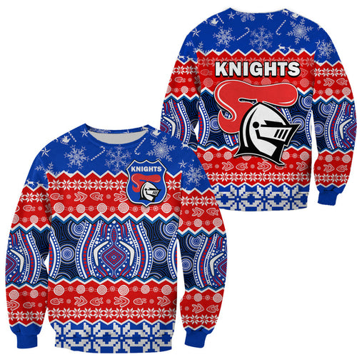 knights-aboriginal-rugby-novocastrians-christmas-vibe-sweater