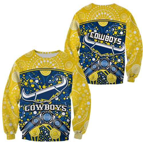 cowboys-rugby-sweater-boomerang-indigenous-dots