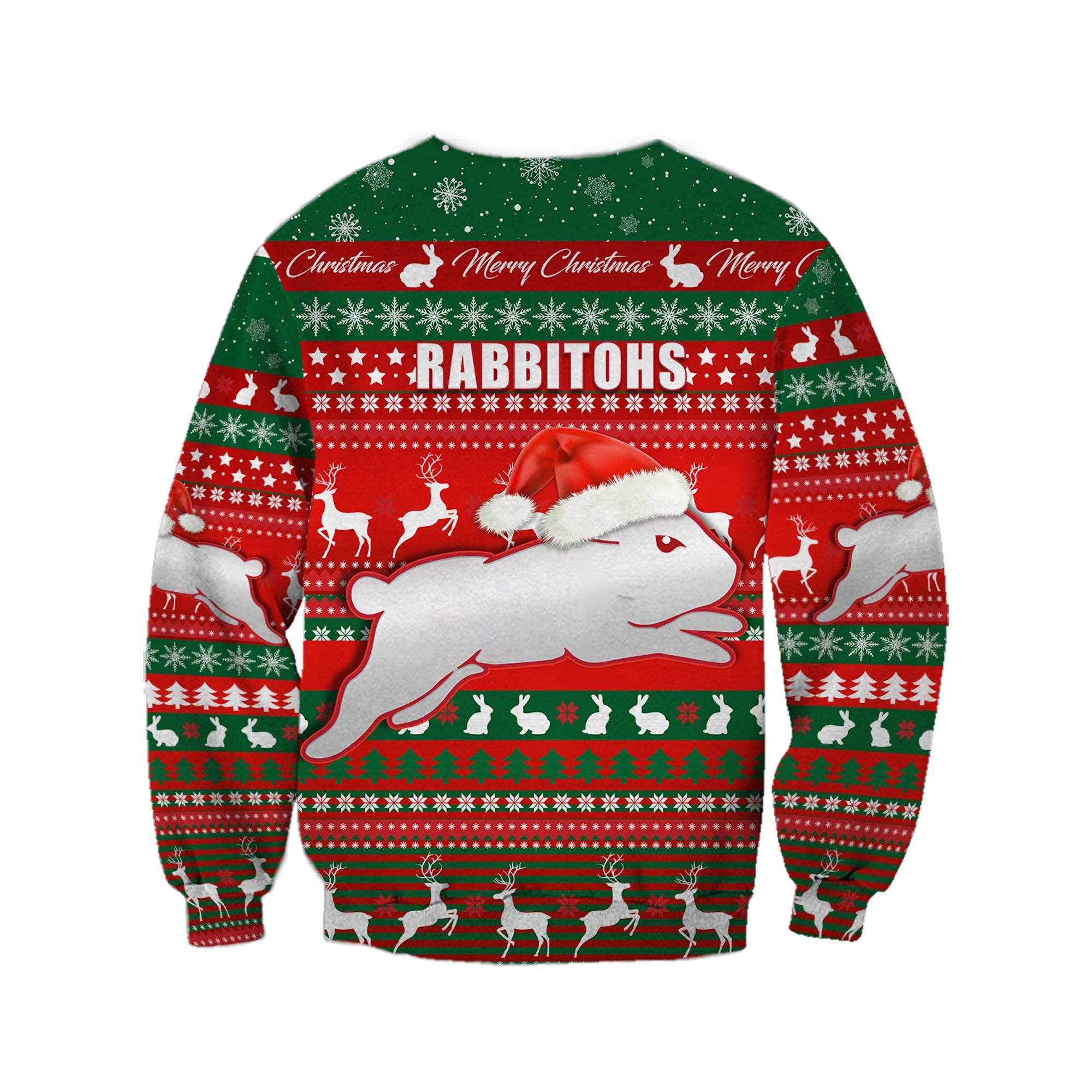 custom-personalised-rabbitohs-christmas-sweatshirt-south-sydney-indigenous-lt13