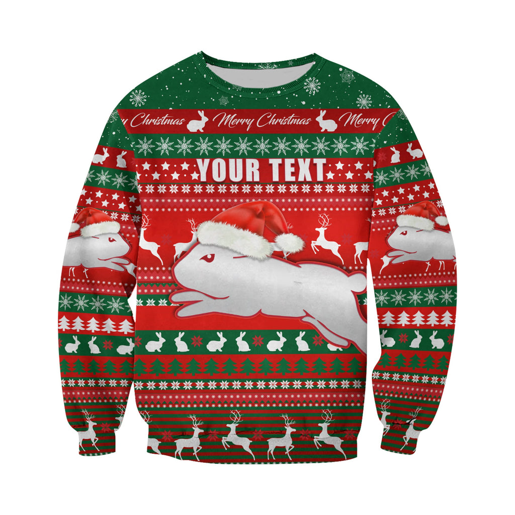 custom-personalised-rabbitohs-christmas-sweatshirt-south-sydney-indigenous-lt13