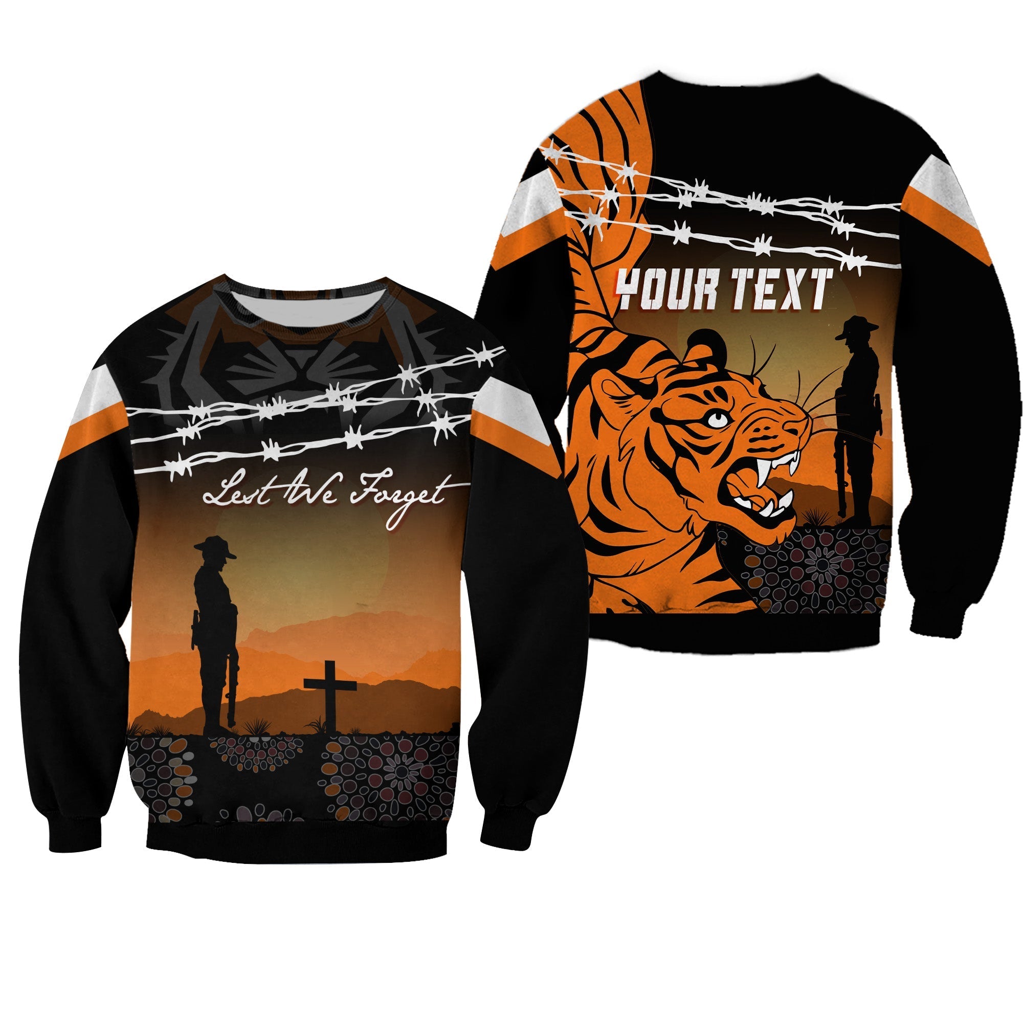 the-tigers-rugby-personalised-sweatshirt-anzac-day-lest-we-forget