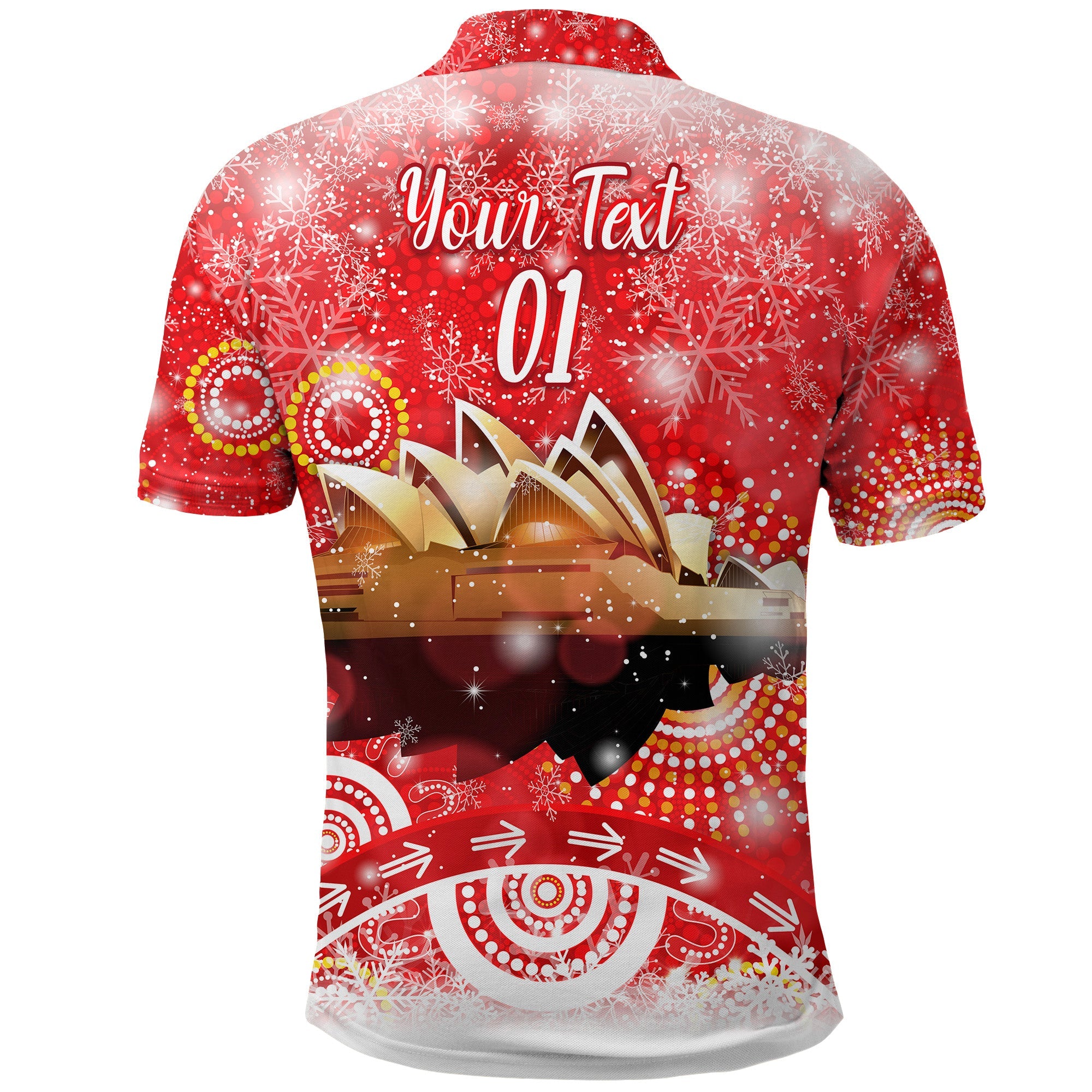 custom-personalised-australia-sydney-opera-house-christmas-polo-shirt-original-style-red