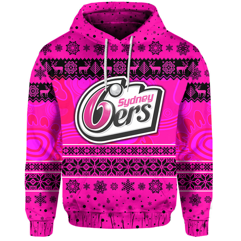 sydney-sixers-hoodie-christmas-simple-style