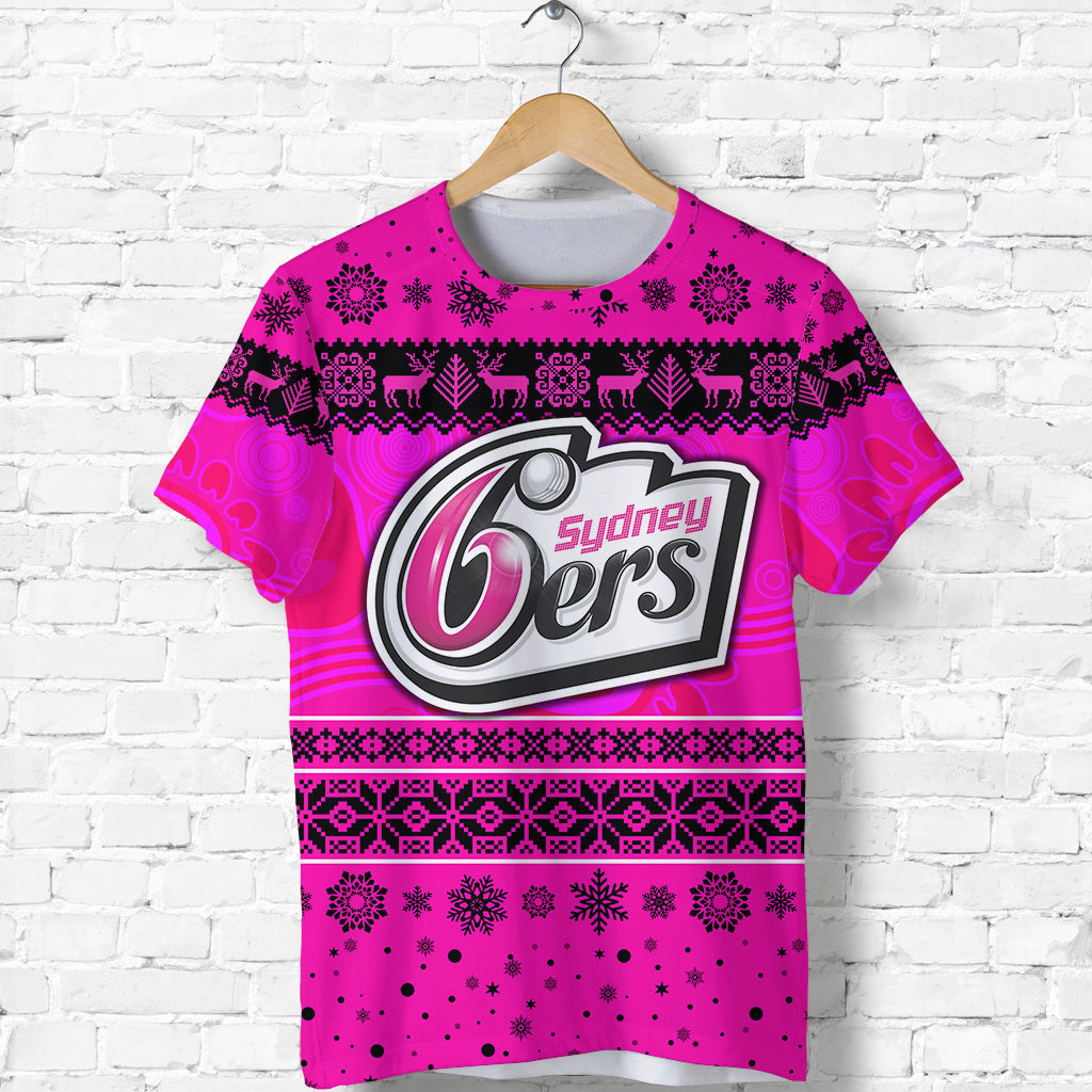 sydney-sixers-t-shirt-christmas-simple-style
