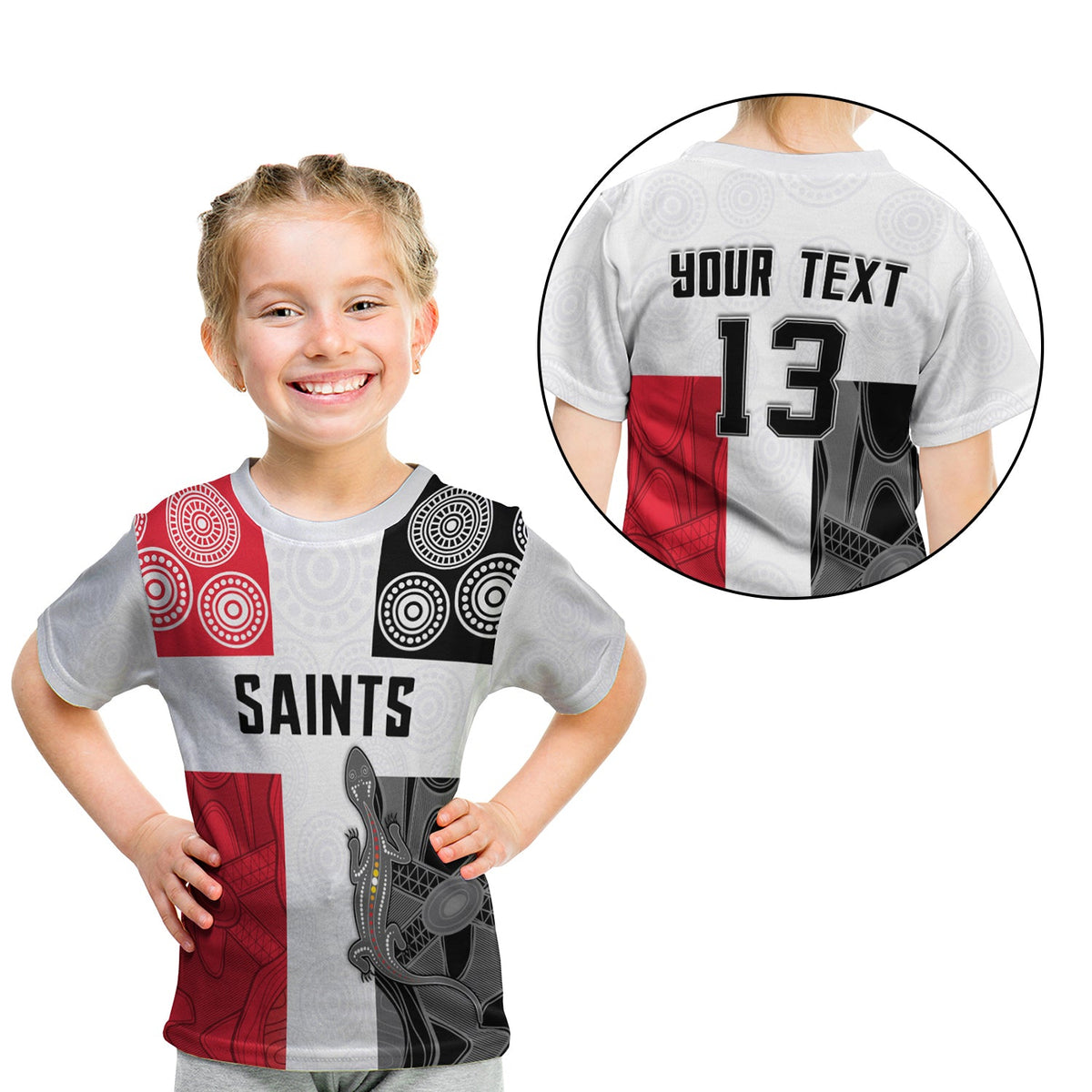 custom-personalised-saints-football-t-shirt-kid-st-kilda-indigenous-custom-text-and-number