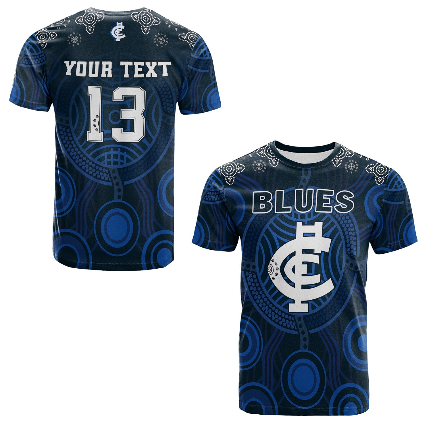 custom-personalised-blues-indigenous-t-shirt-2021-football-season-custom-text-and-number