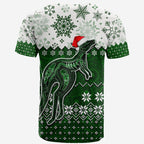 aboriginal-christmas-2022-kangaroo-t-shirt-green-style