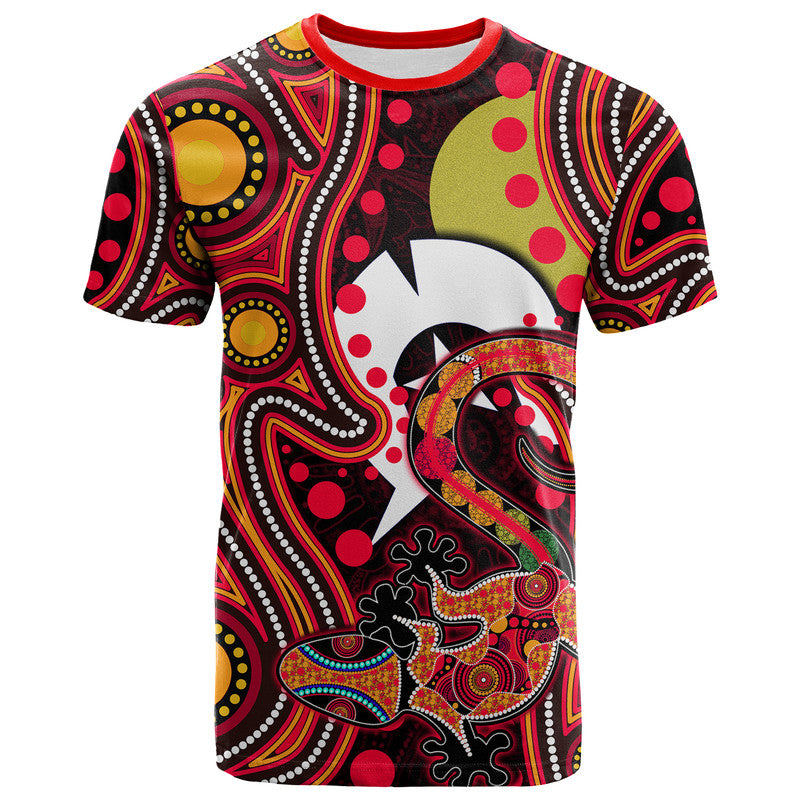 custom-personalised-naidoc-aboriginal-lizard-t-shirt-red-style