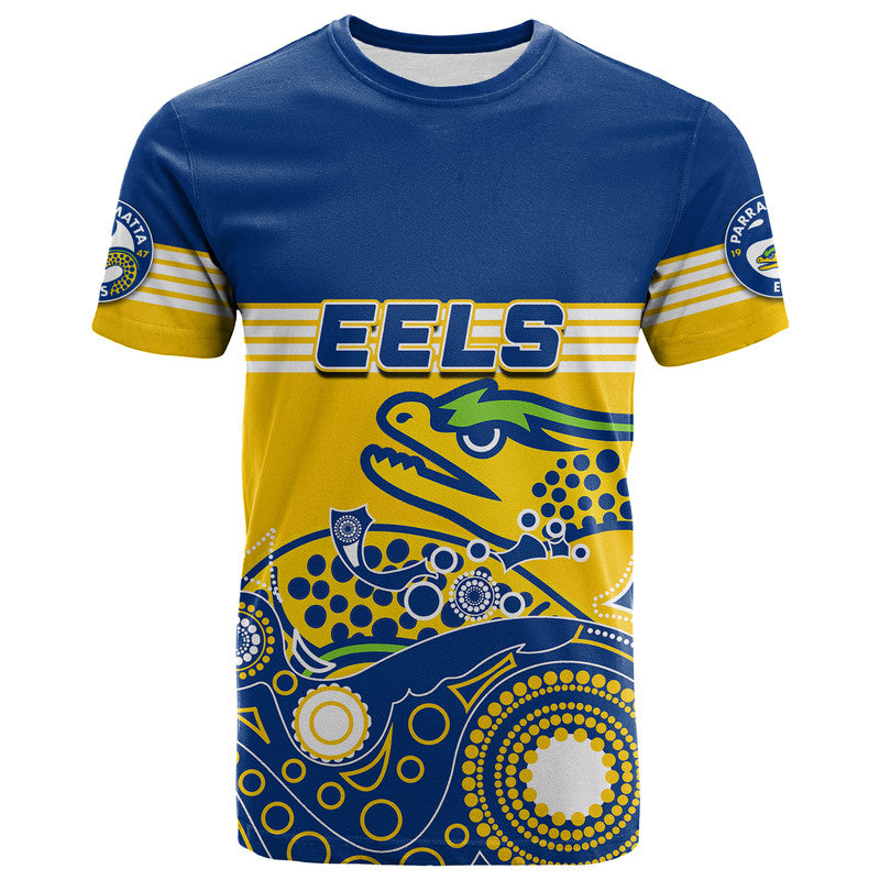 custom-personalised-eels-rugby-t-shirt-aboriginal-simple