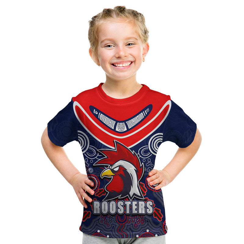 custom-personalised-sydney-roosters-boomerang-aboriginal-t-shirt