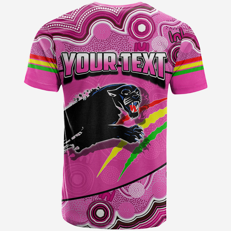 custom-personalised-panthers-rugby-t-shirt-aboriginal-basic-style-pink
