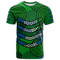 custom-personalised-boomerang-aboriginal-dot-patterns-t-shirt-green-style