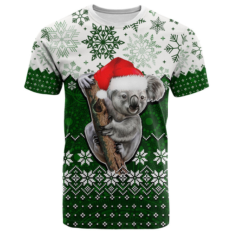 aboriginal-christmas-2022-koala-t-shirt-green-style