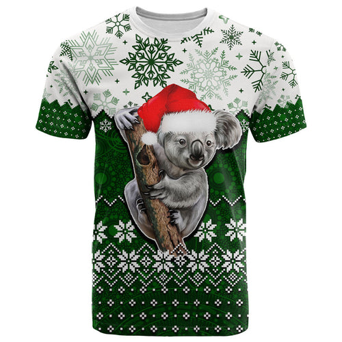aboriginal-christmas-2022-koala-t-shirt-green-style