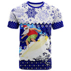 aboriginal-christmas-2022-santa-claus-surfing-t-shirt-blue-style