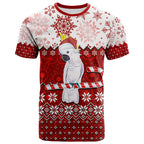 aboriginal-christmas-2022-cockatoo-t-shirt-red-style