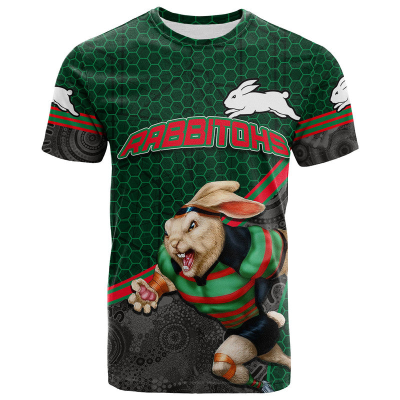 custom-personalised-rabbitohs-rugby-t-shirt-mix-aboriginal-simple