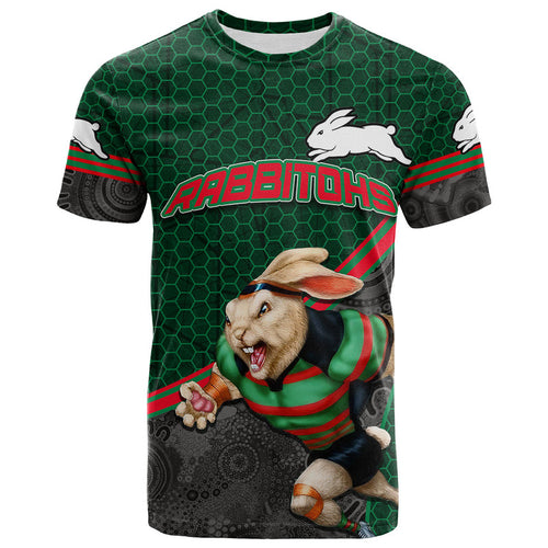 custom-personalised-rabbitohs-rugby-t-shirt-mix-aboriginal-simple