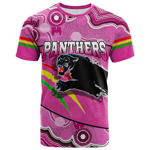 custom-personalised-panthers-rugby-t-shirt-aboriginal-basic-style-pink