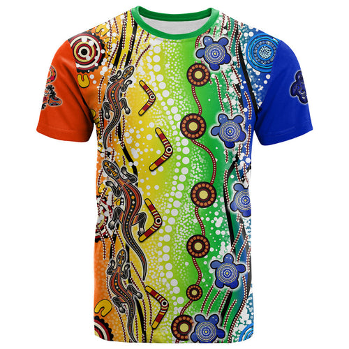 custom-personalised-naidoc-aboriginal-lizard-and-turtle-t-shirt