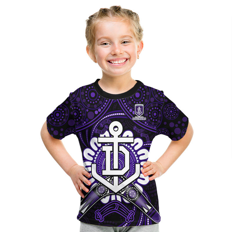 custom-personalised-dockers-football-t-shirt-boomerang-indigenous-dots
