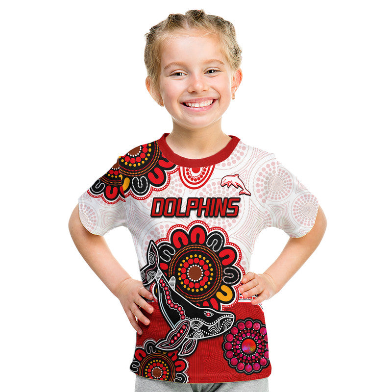 custom-personalised-dolphins-rugby-t-shirt-indigenous-circles-and-waves-white