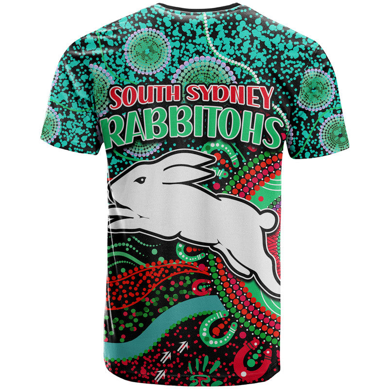 rabbitohs-rugby-t-shirt-aboriginal-dots-verion