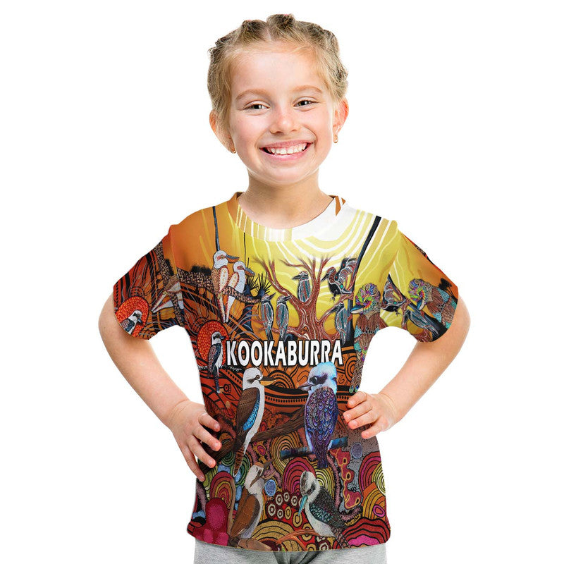 custom-personalised-australia-kookaburra-dreaming-aboriginal-arty-style-t-shirt
