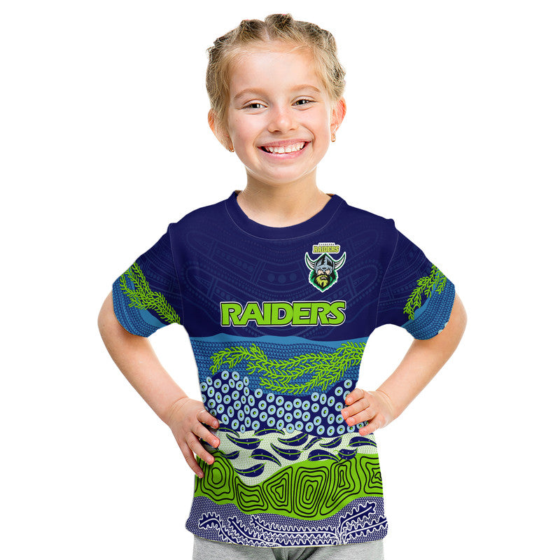 custom-text-and-number-canberra-the-green-machine-raiders-boomerang-indigenous-t-shirt