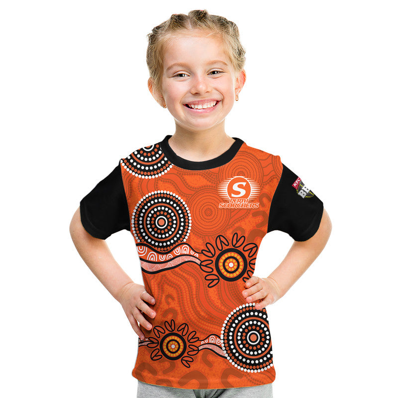 custom-personalised-perth-scorchers-cricket-dots-t-shirt